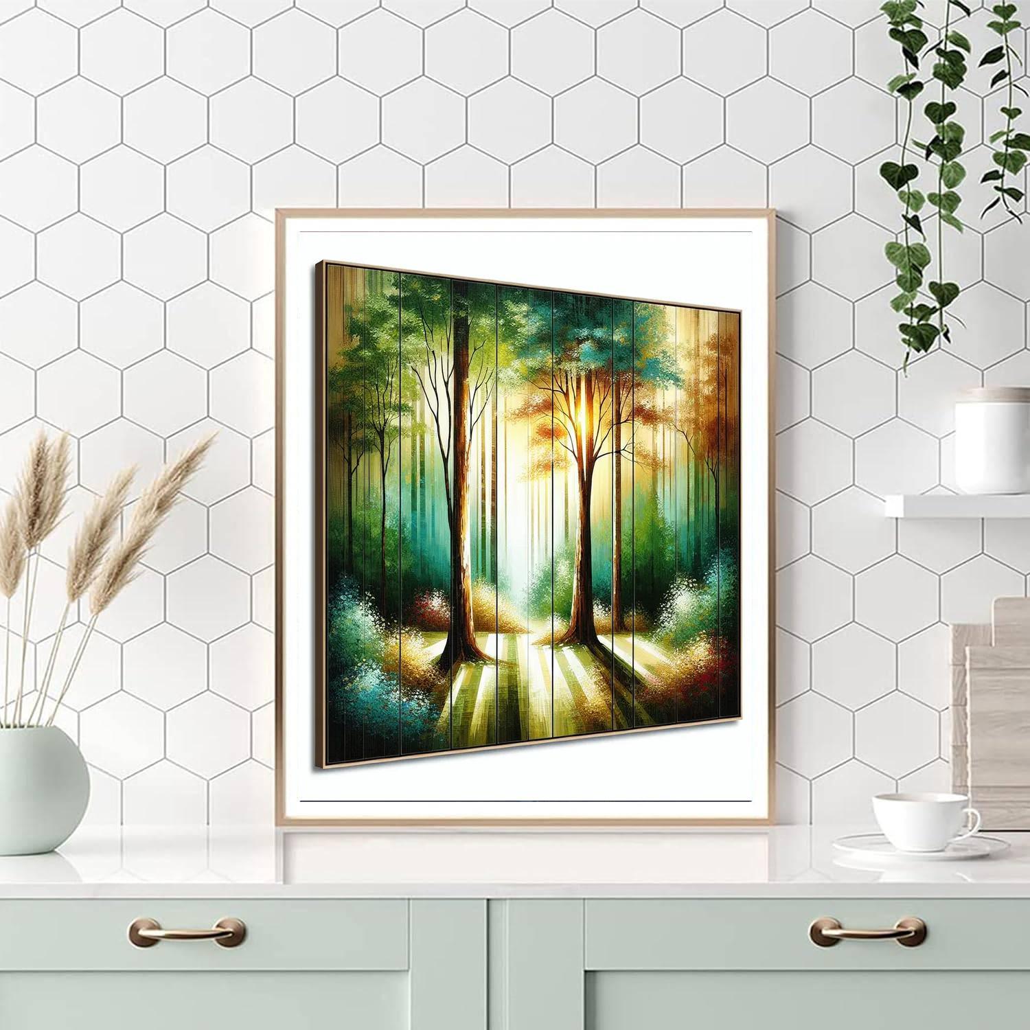 Timeless Forest Serenity Number Painting