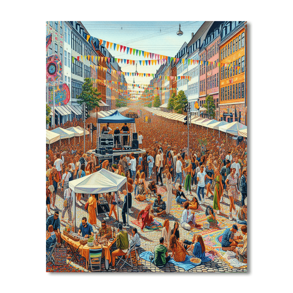 Copenhagen Distortion - Copenhagen Numbered Painting Kits