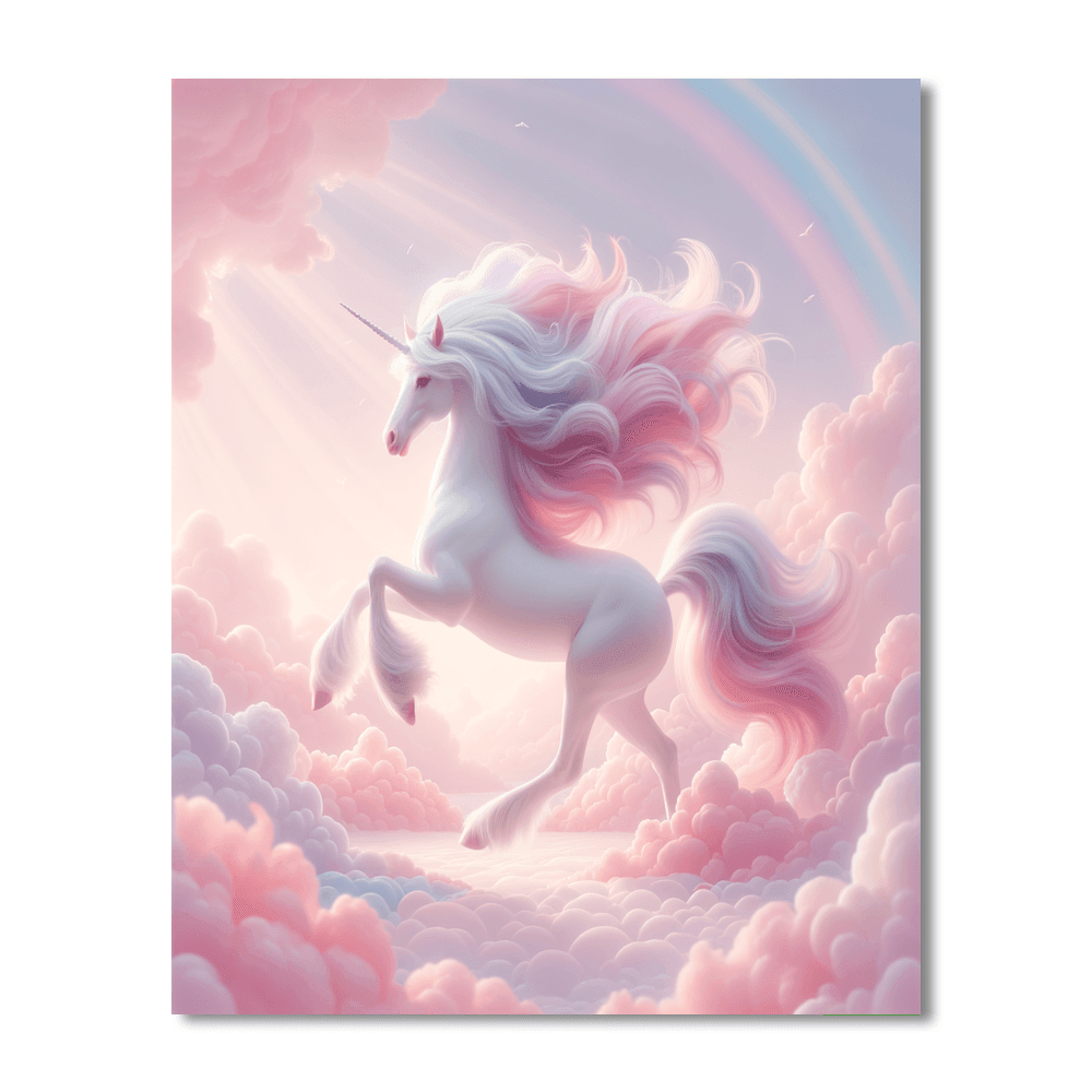 Pastel Fantasy Unicorn Paint By Numbers