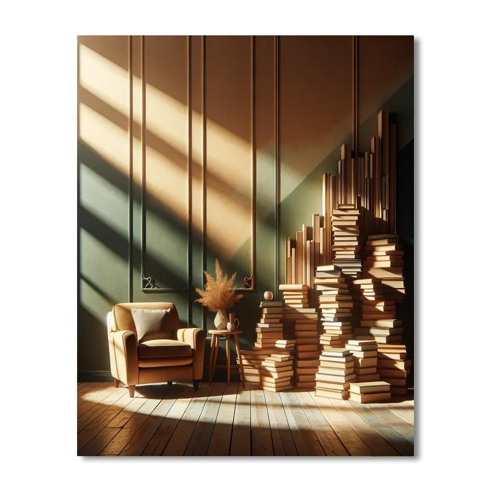 Book Lover's Haven Numbered Painting Kits