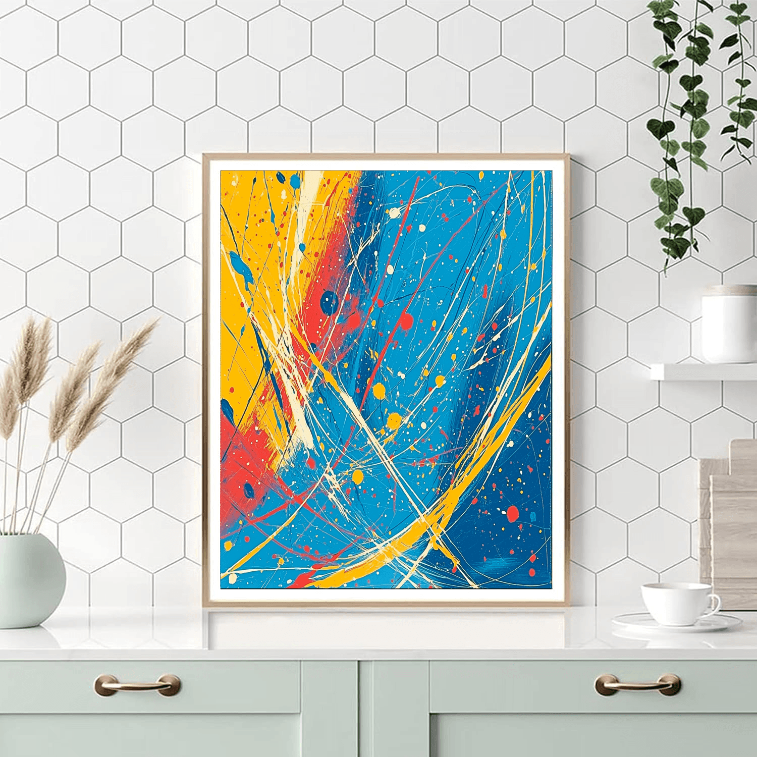 Jackson Pollock Inspired Patterns Of The Cosmos  Paint By Color