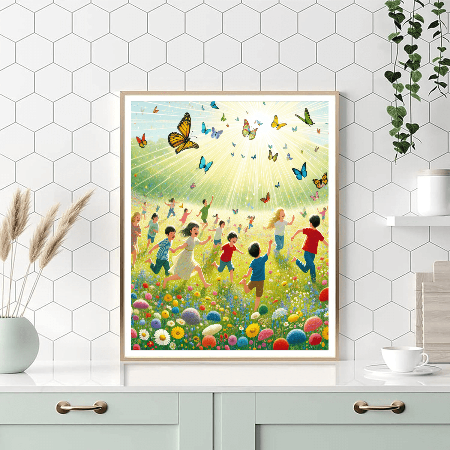 Joyful Summer Day Painting By Numbers Kit