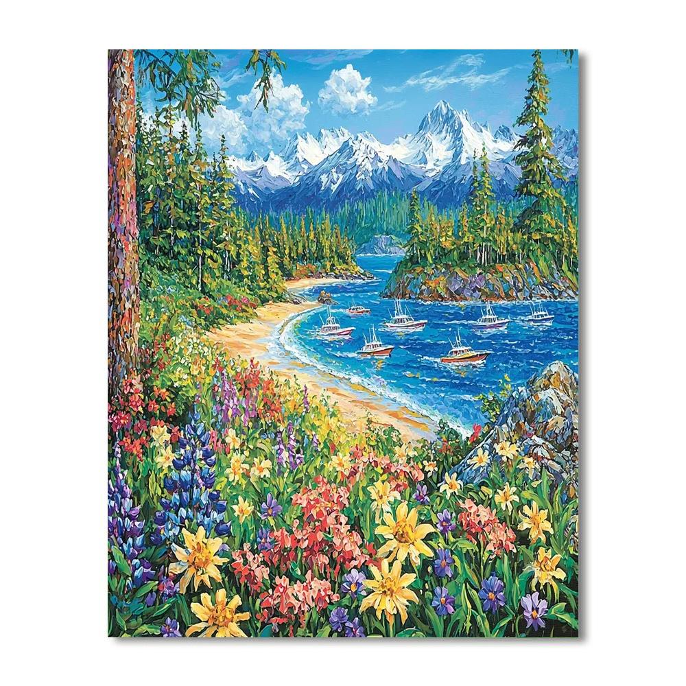 Vancouver Island - British Columbia Paint By Color