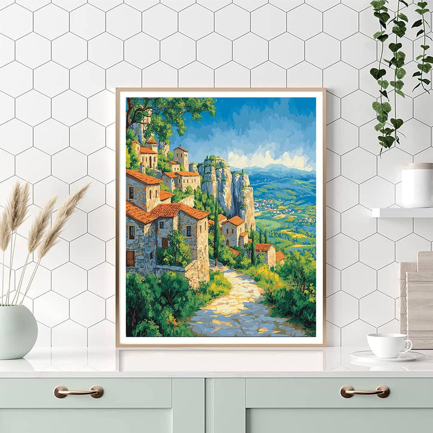 Meteora's Monasteries - Greece Numbered Painting Kits