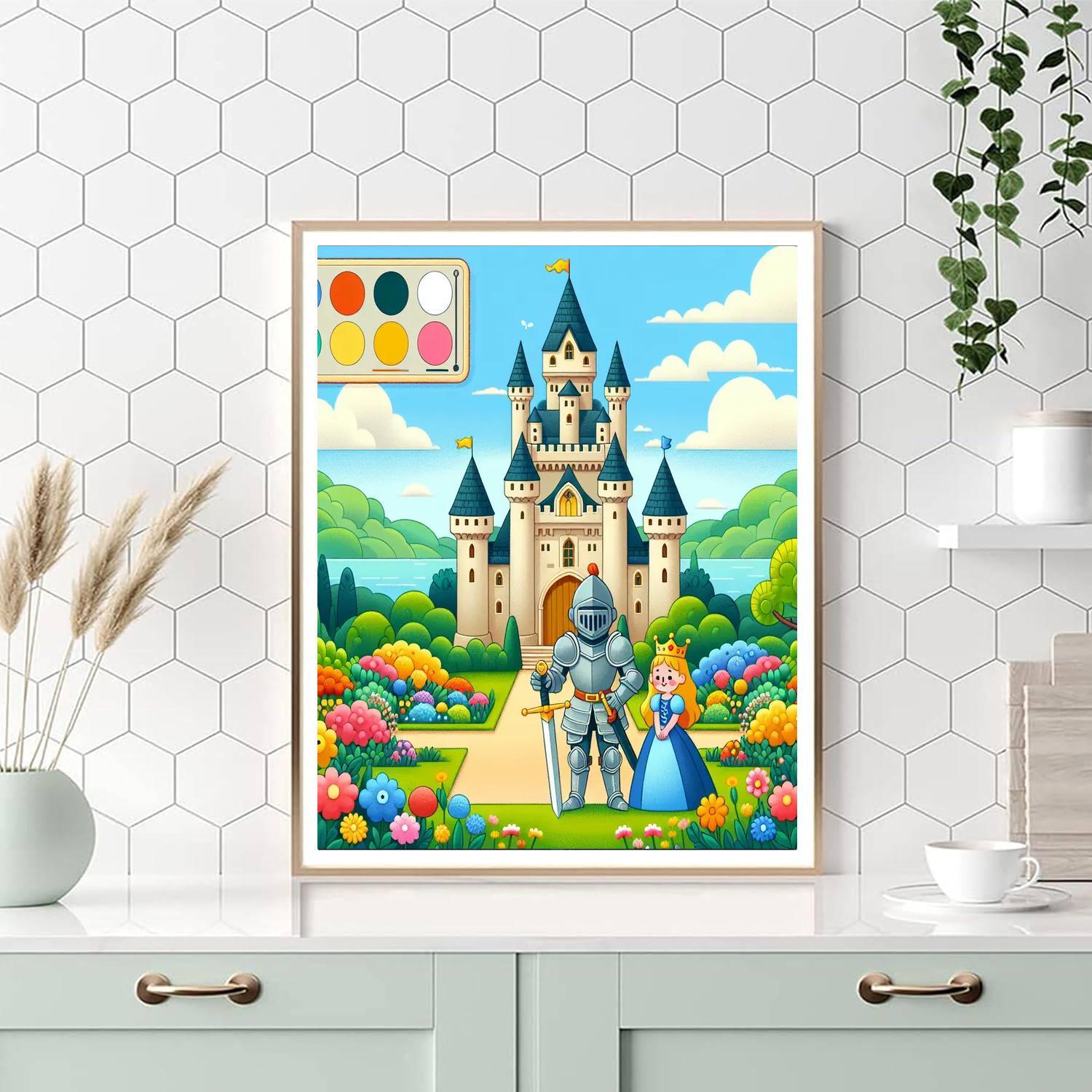 Dreamy Castle Adventures Paint By Numbers Art