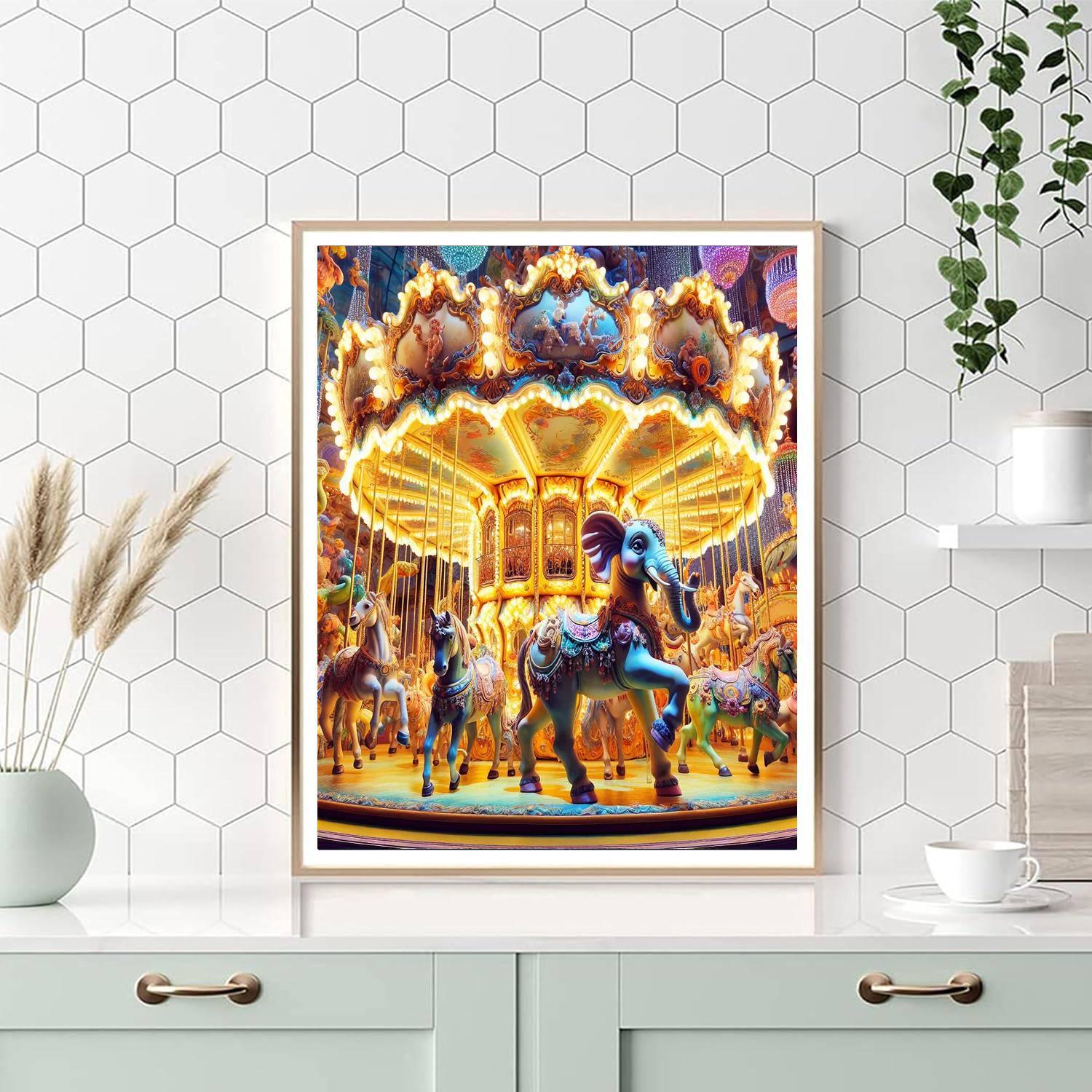 Charming Carousel Dreams Paint By Numbers Kits