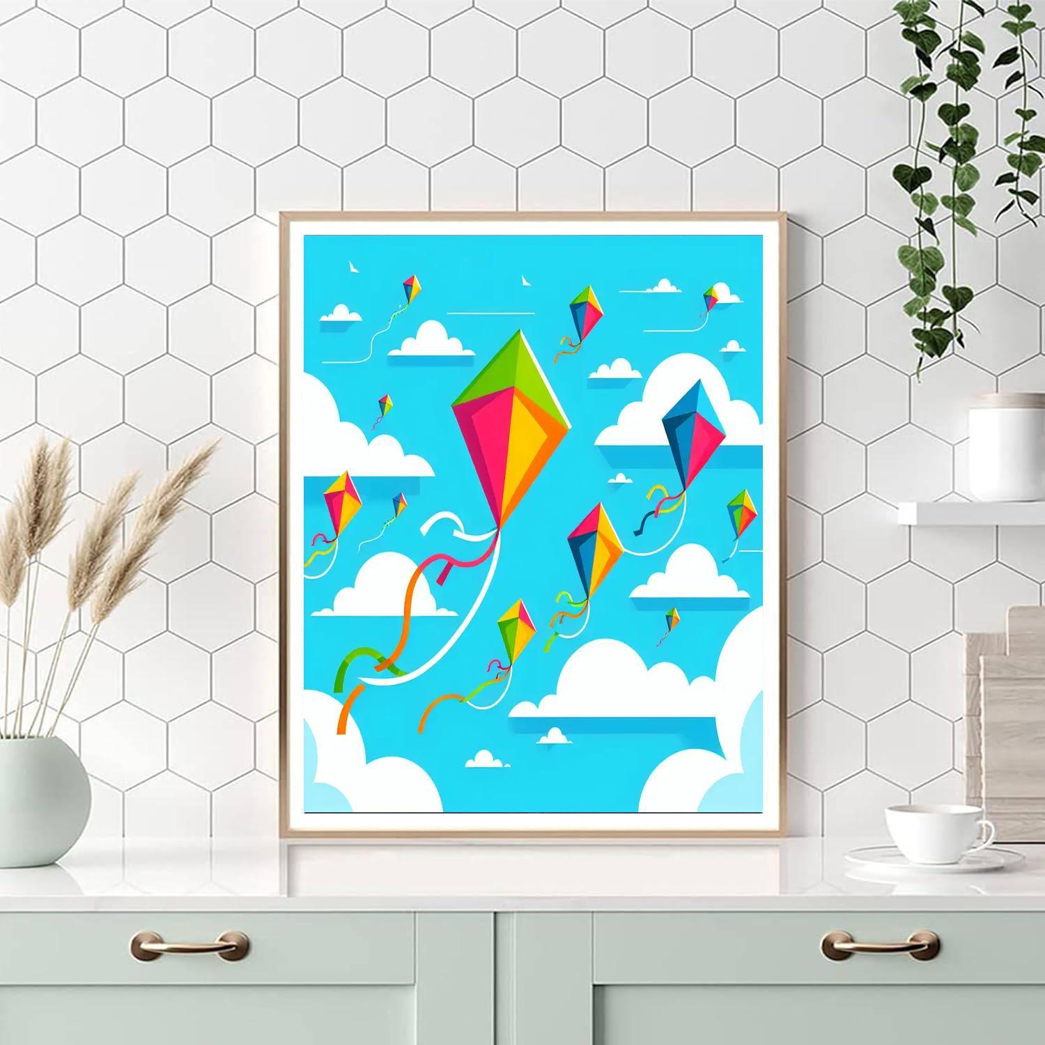 Fantastic Flying Kites Paint By Color