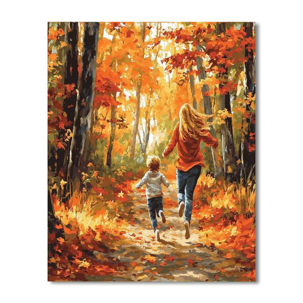 Joyful Woodland Romp Paint By Numbers Kits