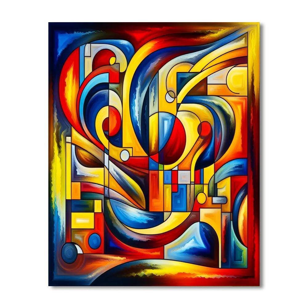 Joyful Dance Of Colors Paint By Color