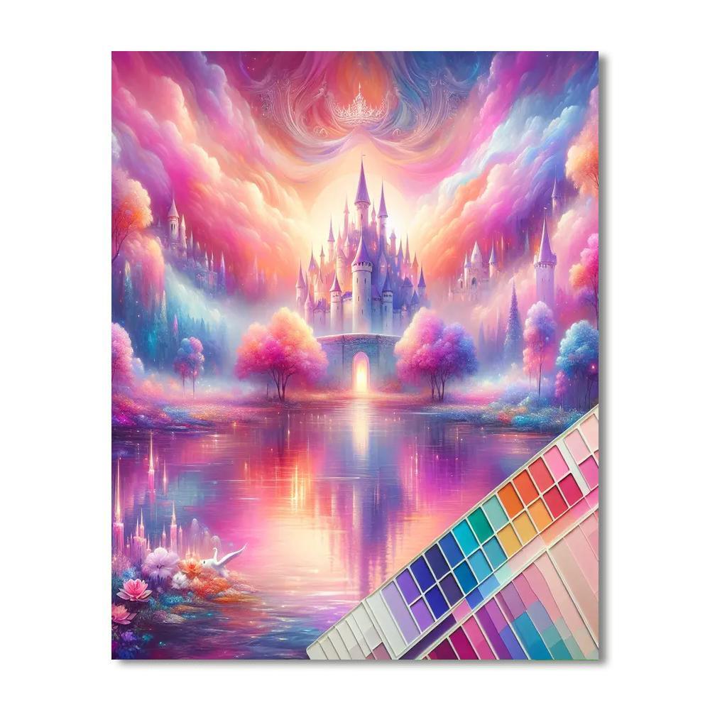 Sleeping Beauty's Dreamscape DIY Paint By Numbers