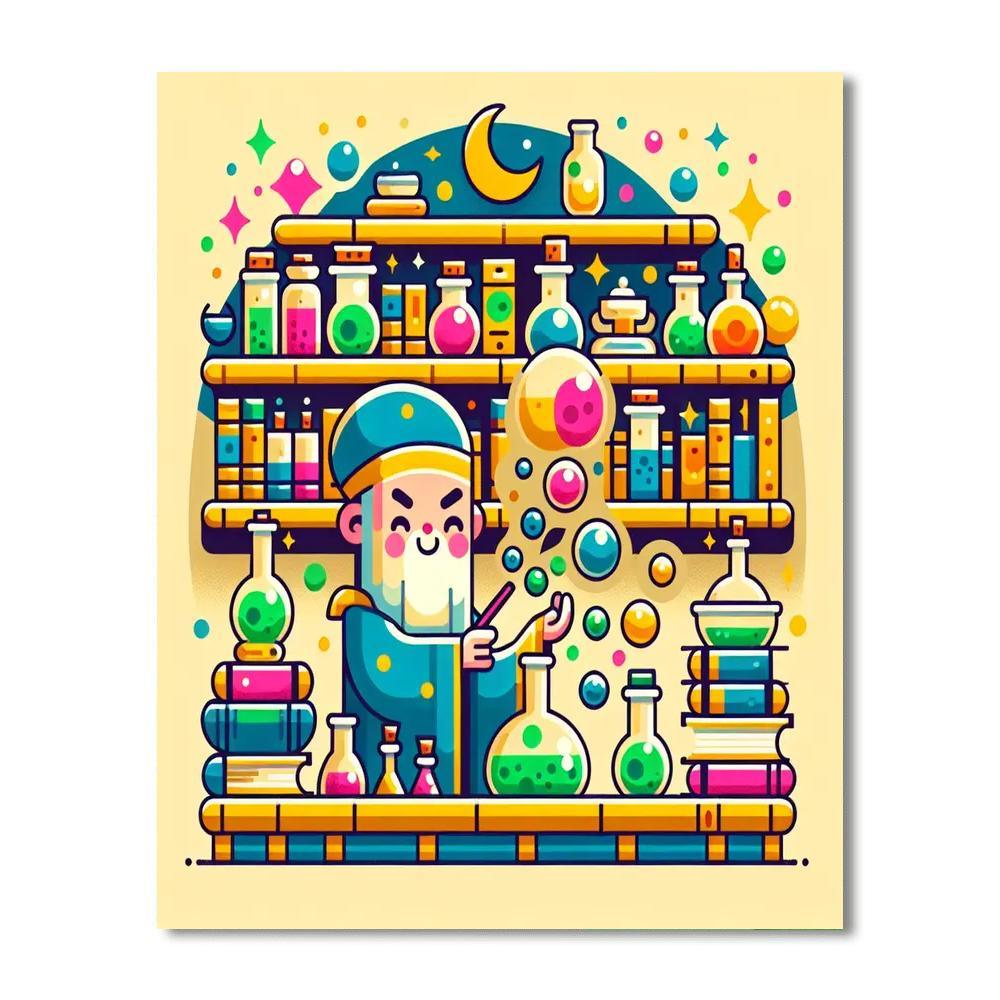Magic Wizard's Lab DIY Paint By Numbers