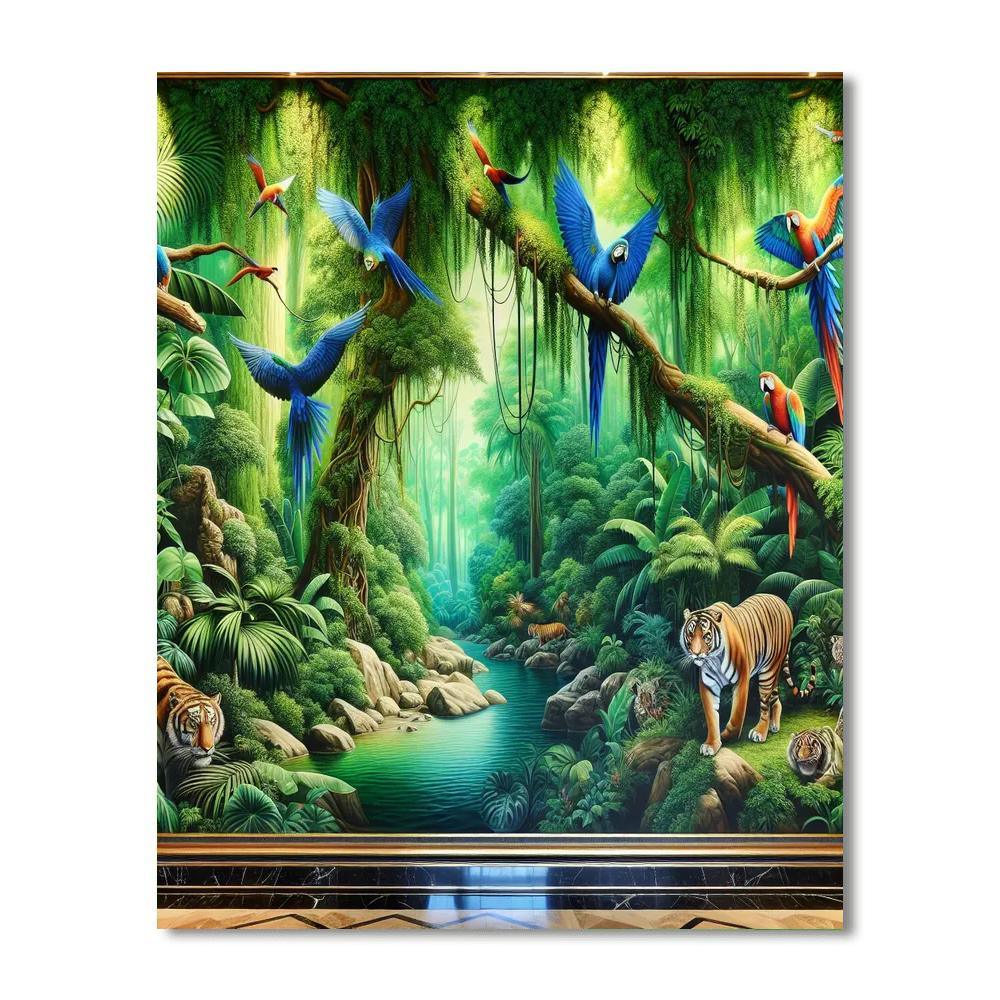 Tropical Jungle Expedition Paint By Number