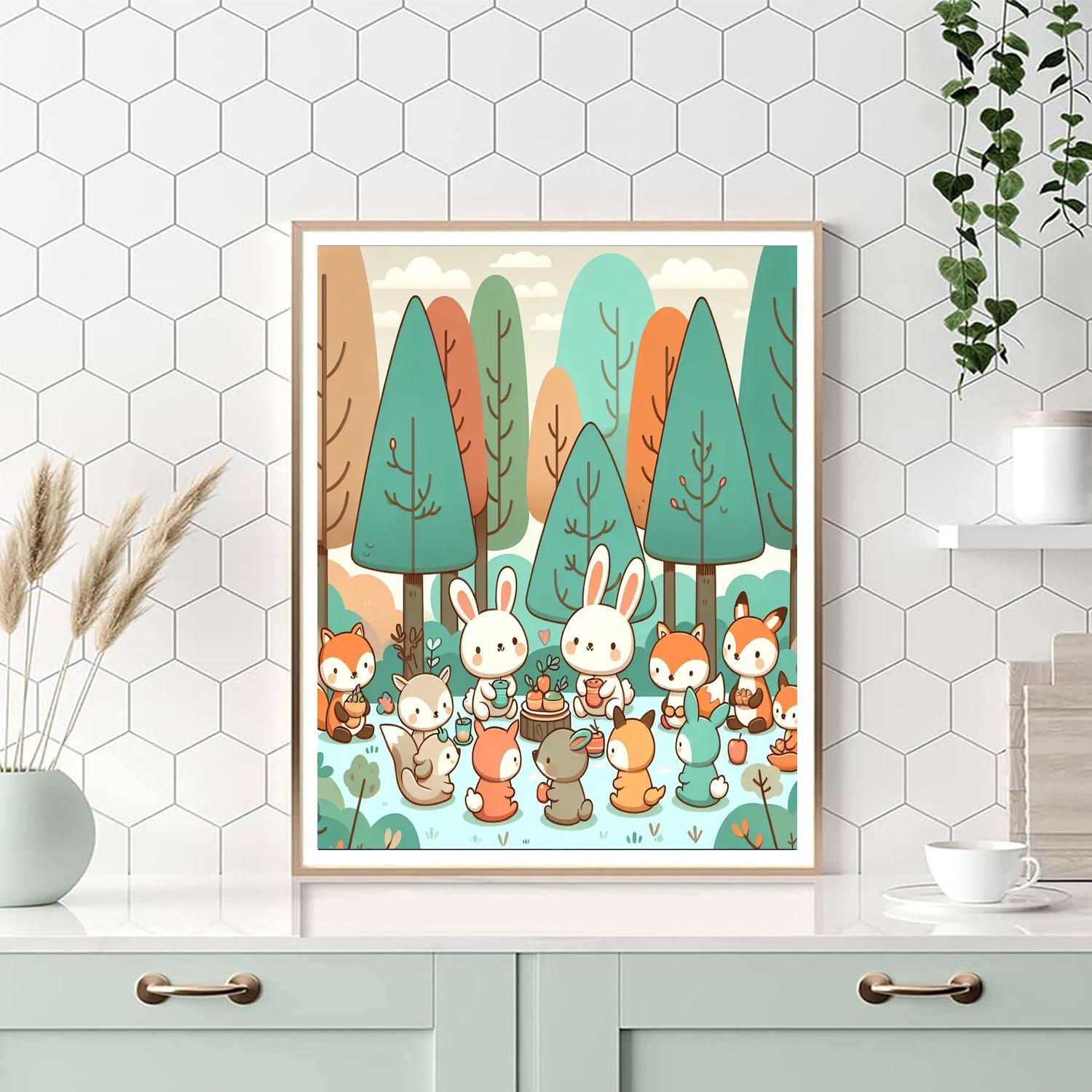 Enchanted Forest Feast Paint By Color