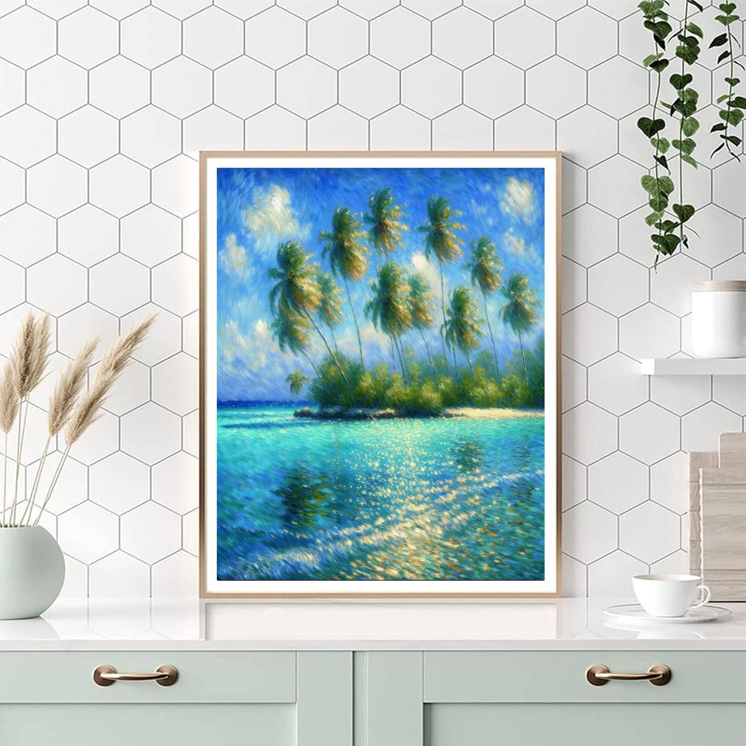 Island Paradise Vision Paint By Numbers Art