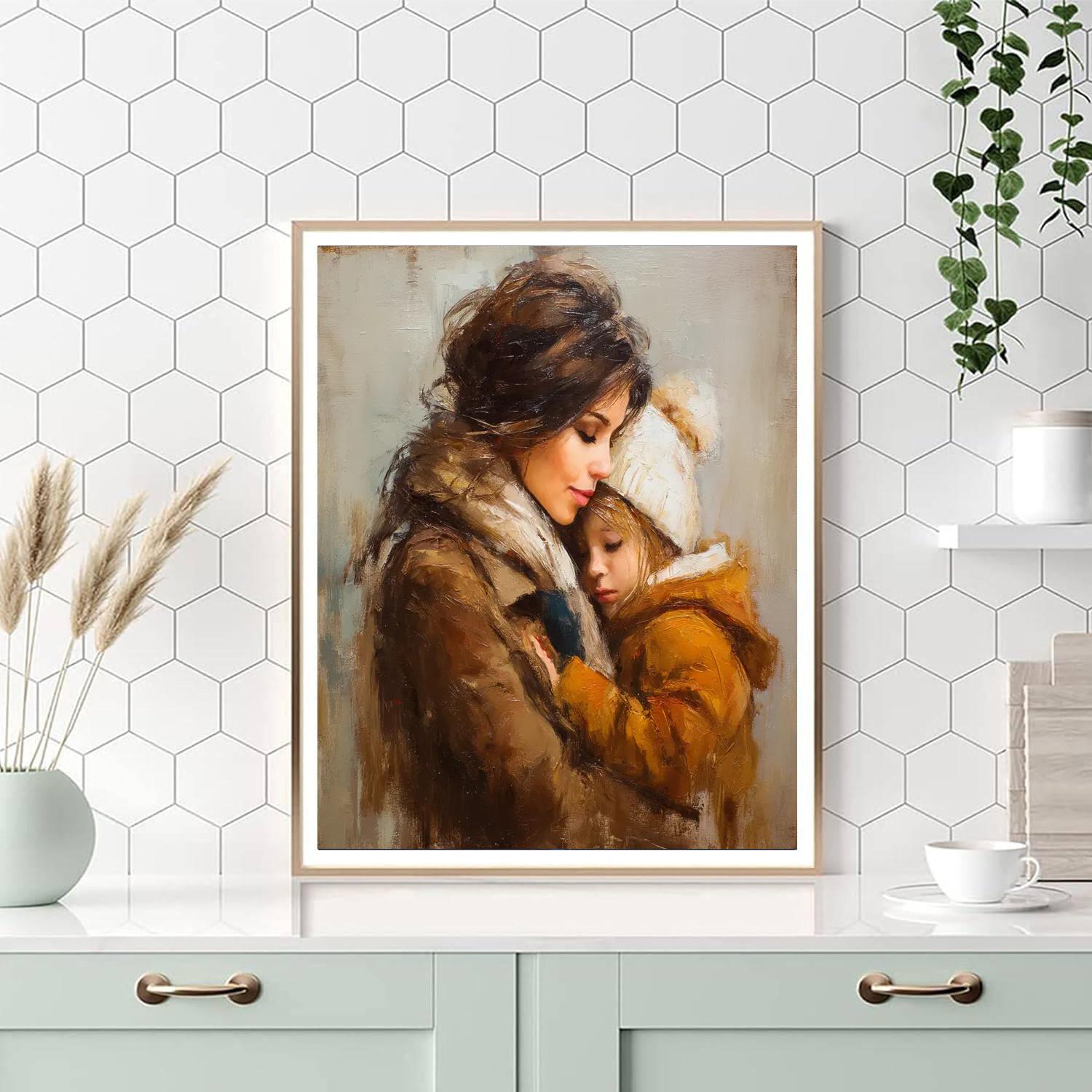 A Mother’s Loving Touch Numbered Painting Kits