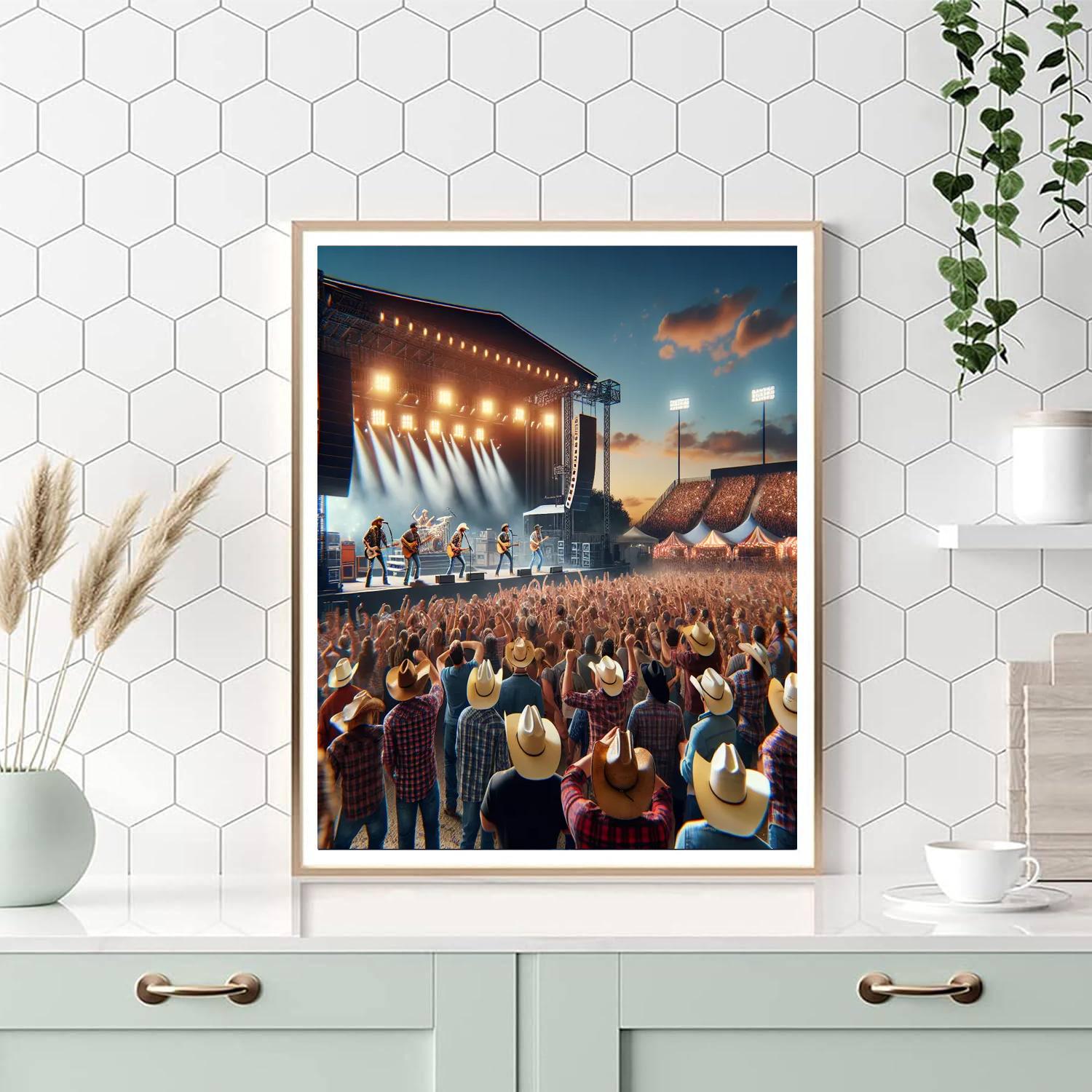 Bayou Country Superfest - Baton Rouge, Usa Number Painting