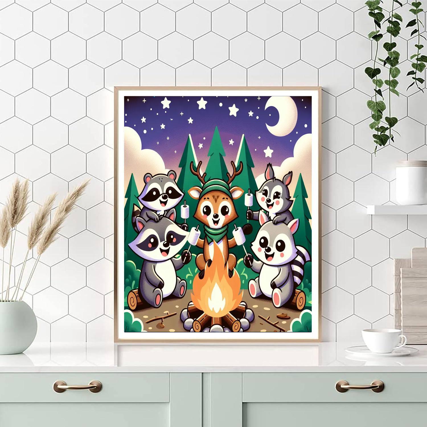 Cozy Campfire Stories Paint By Numbers