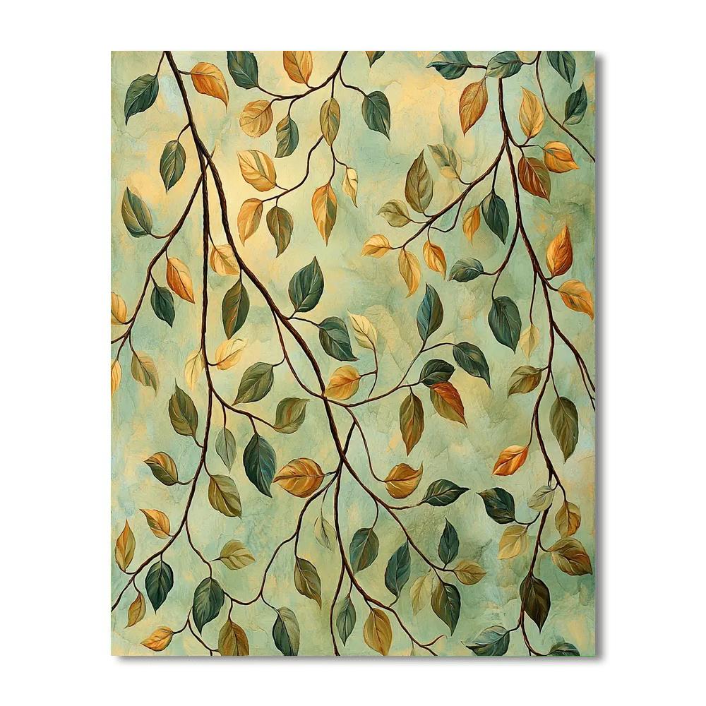 Leonardo Da Vinci Inspired Threads Of Nature  Paint By Number