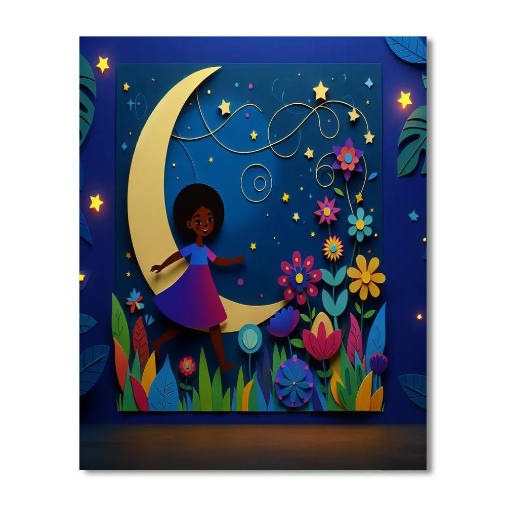 Magical Moon Garden Paint By Numbers Kits