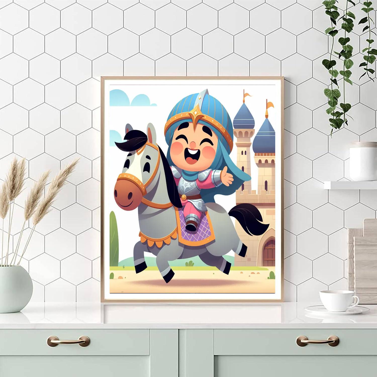 Adventurous Knight Paint By Numbers Art