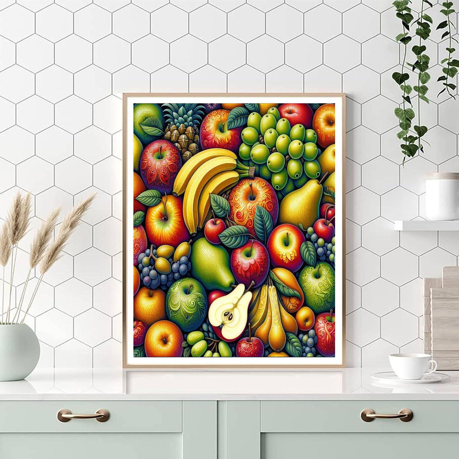 Joyful Fruit Fiesta Paint By Number
