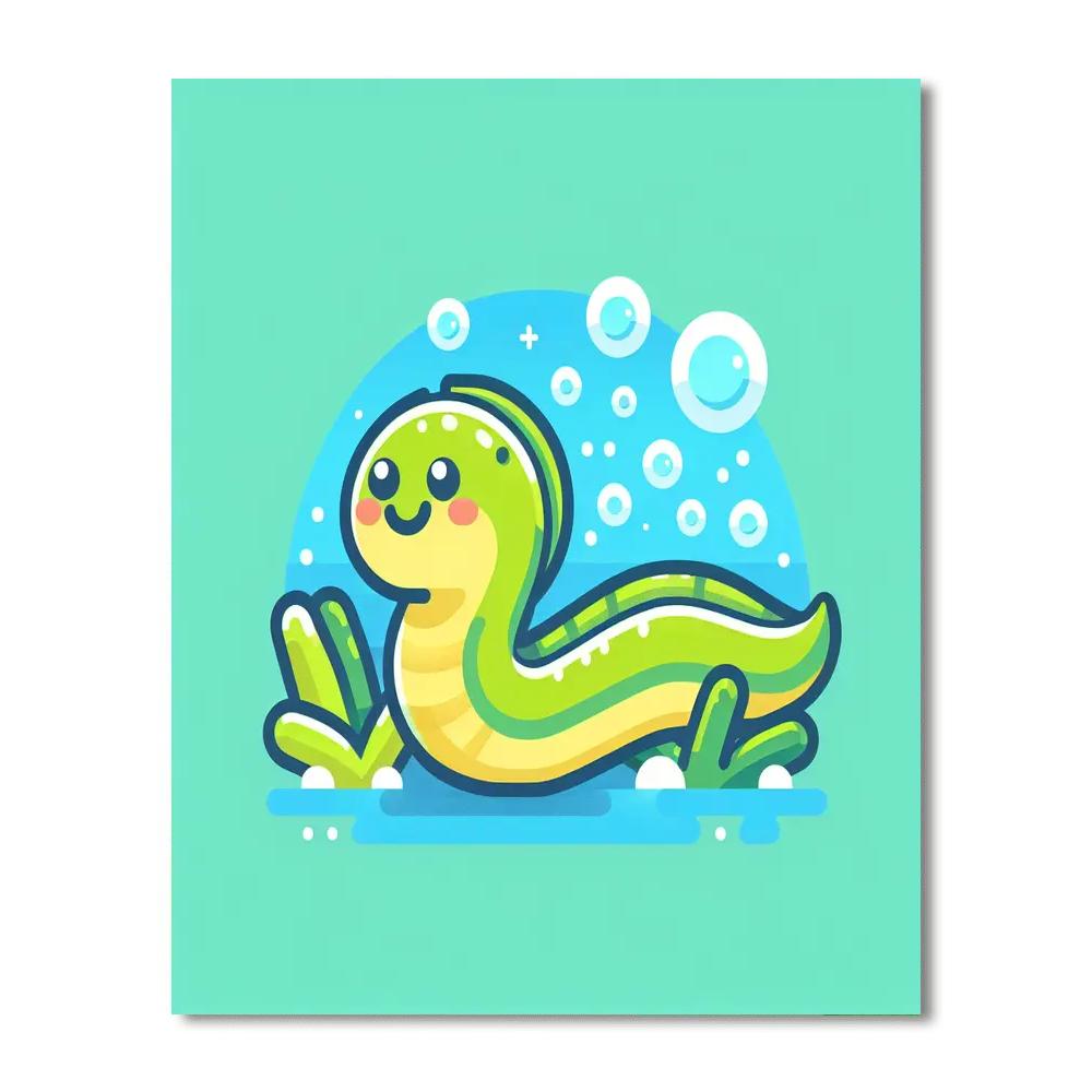 Exciting Eel Paint By Number