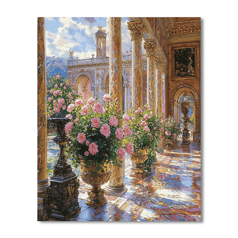 Sir Lawrence Alma-Tadema Inspired Elysian Garden  Paint By Numbers Kits