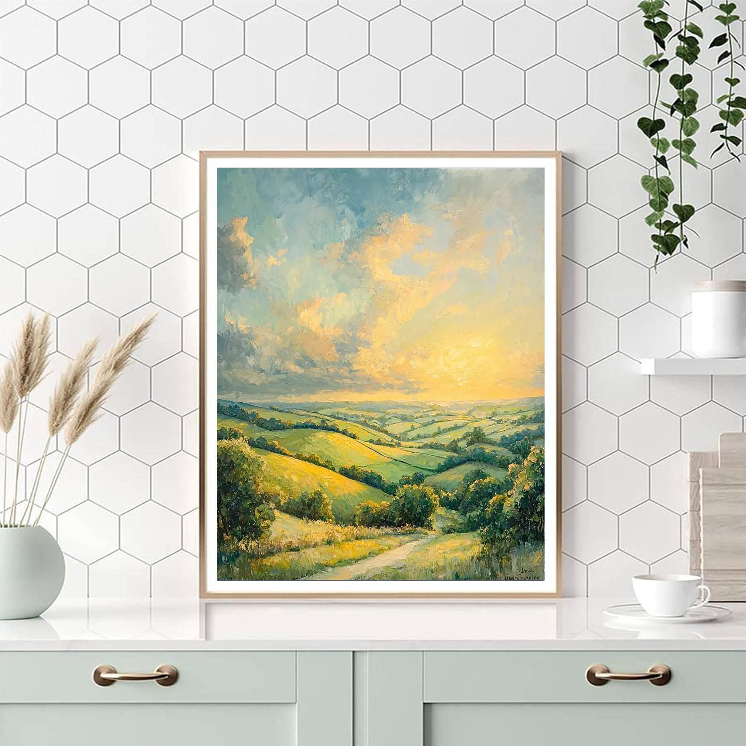 John Constable Inspired Sunshine And Shadows  Paint By Numbers Kits