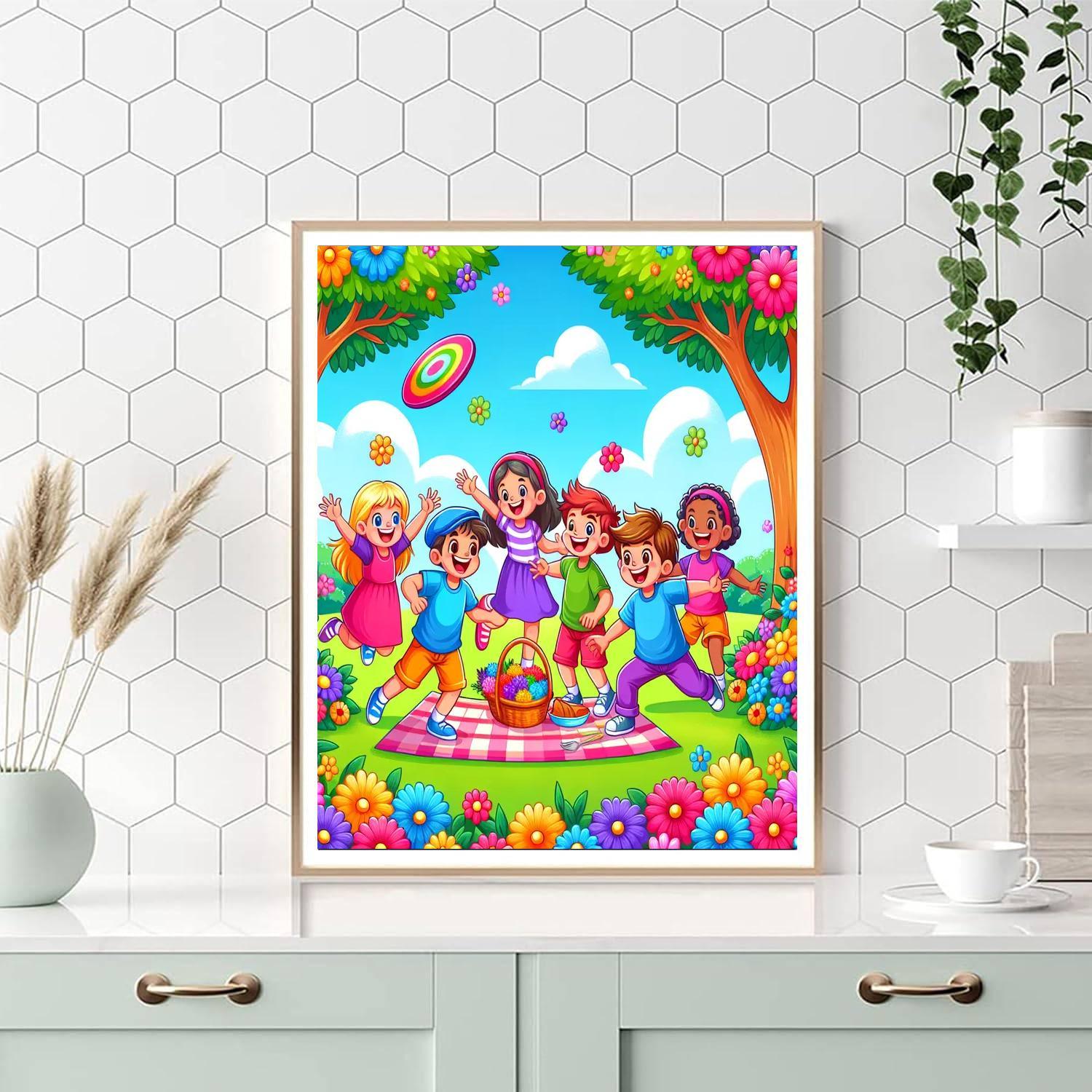 Joyful Park Day Paint By Number
