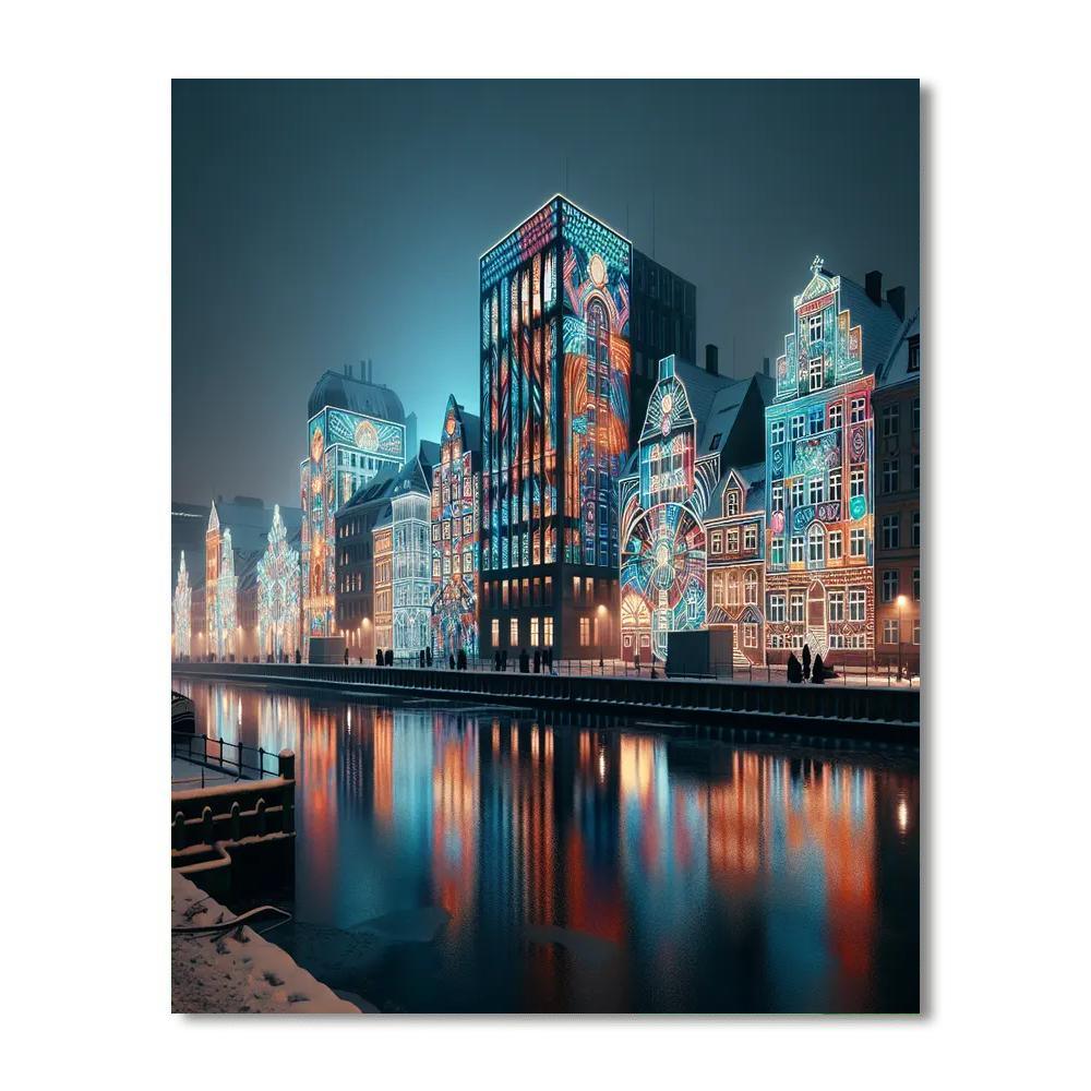 Copenhagen Light Festival - Copenhagen, Denmark Paint By Numbers Kits