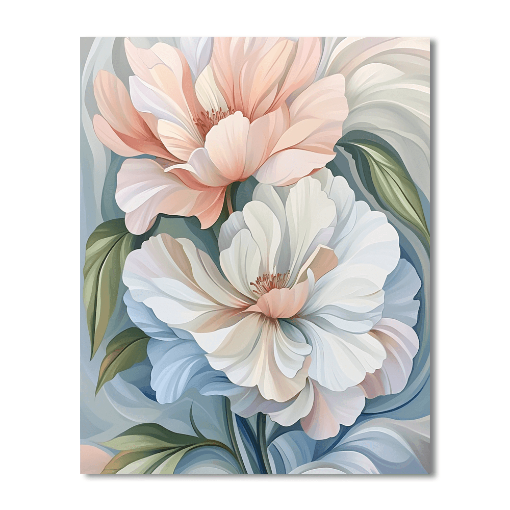 Georgia O'Keeffe Inspired Enchanted Floral Reverie  Numbered Painting Kits