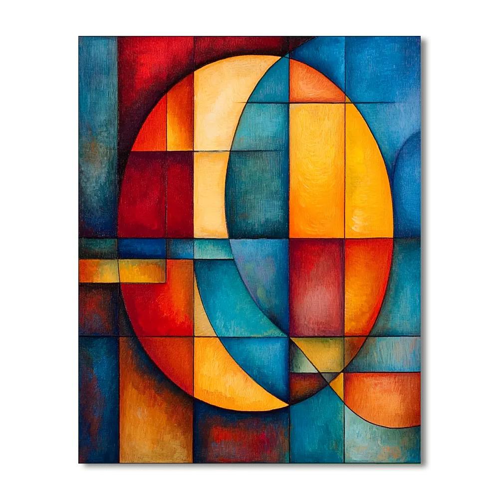 Wassily Kandinsky Inspired Abstract Patterns  Numbered Painting Kits