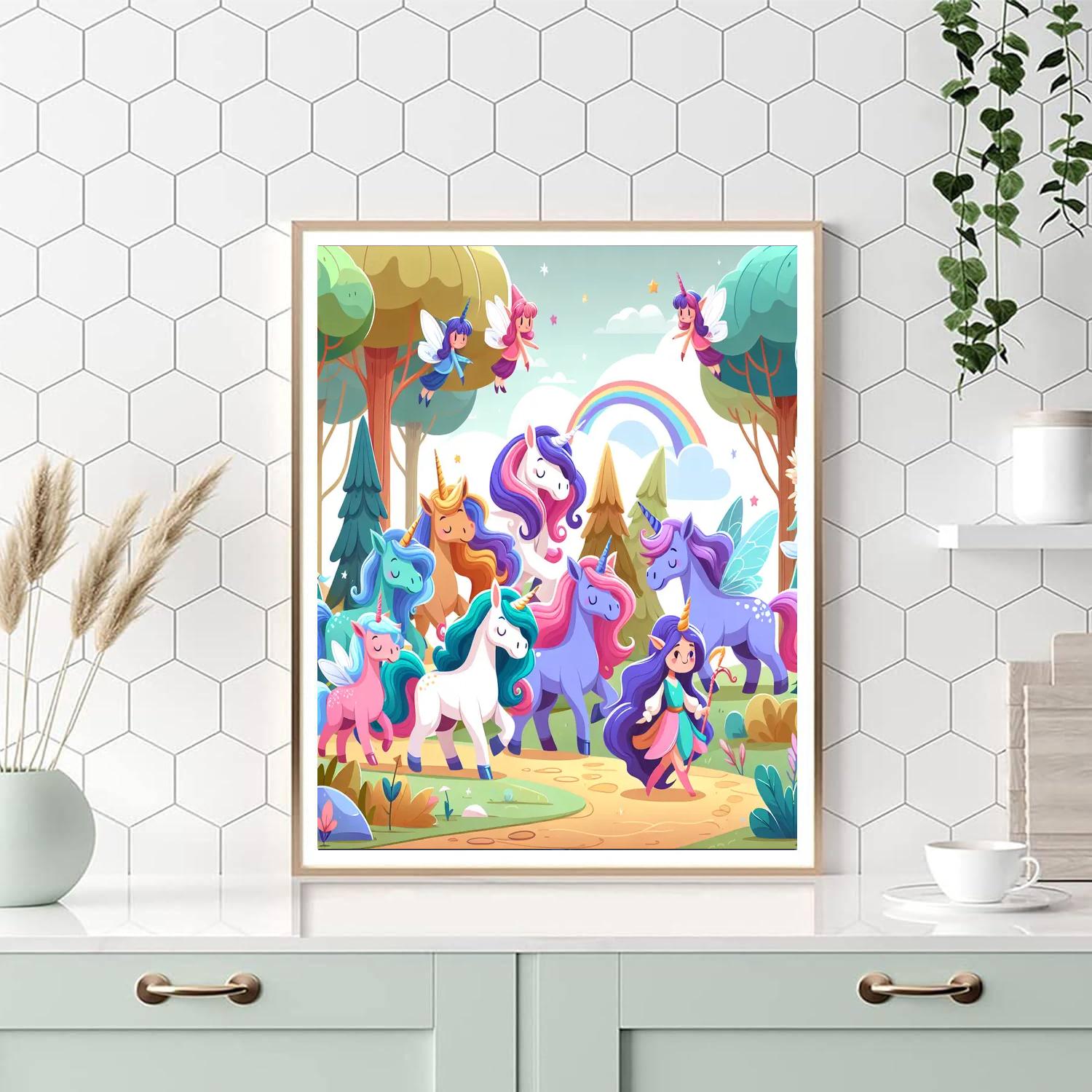 Unicorn Adventure Quest Paint By Numbers