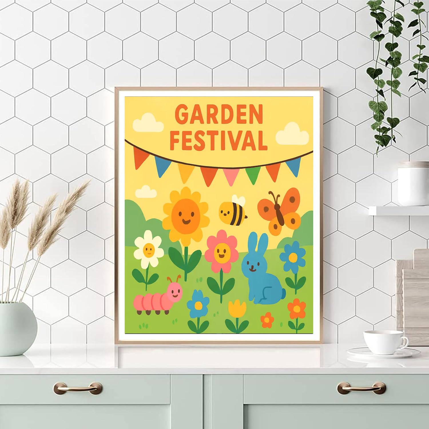 Magical Garden Festival Paint By Color