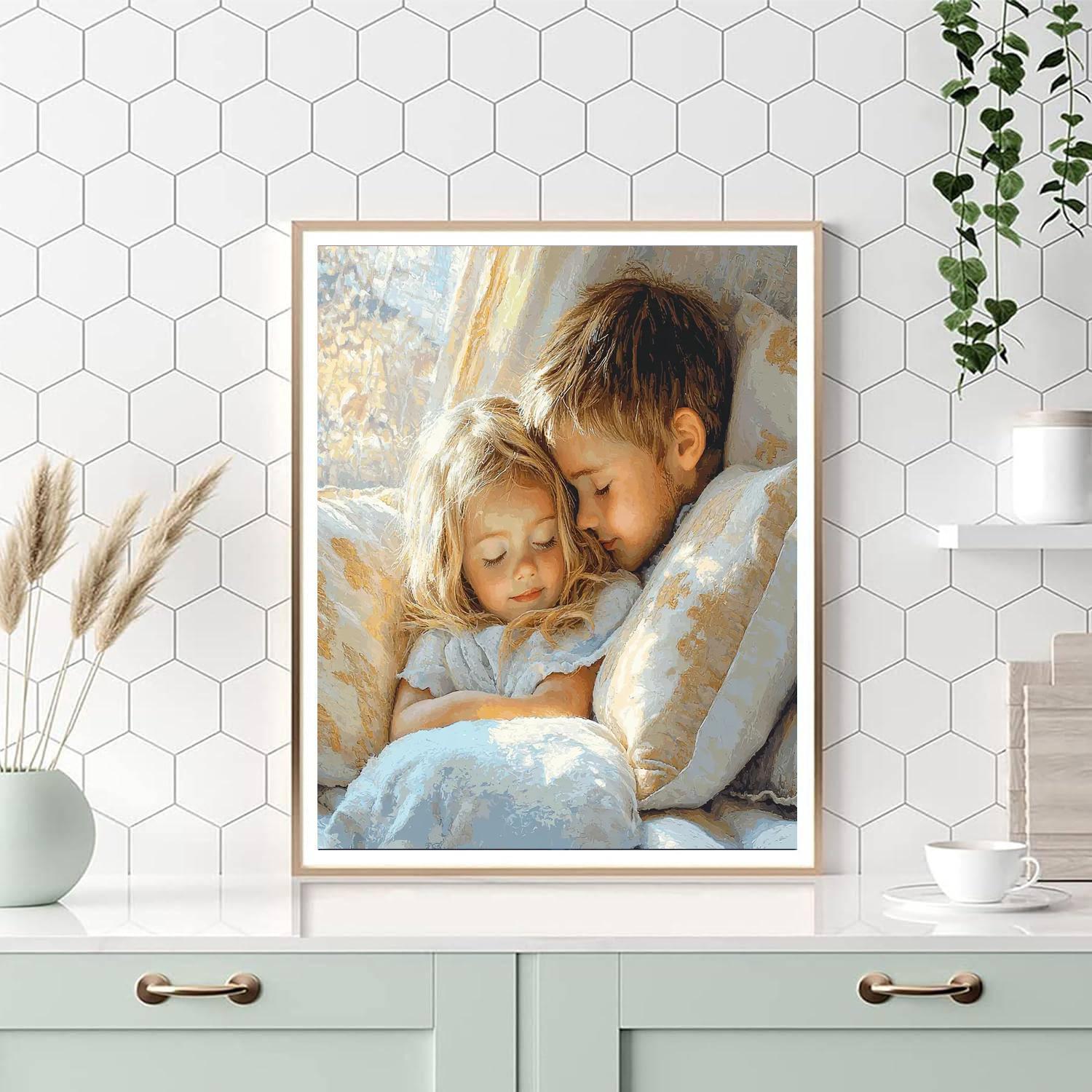 Moments Of Love Number Painting