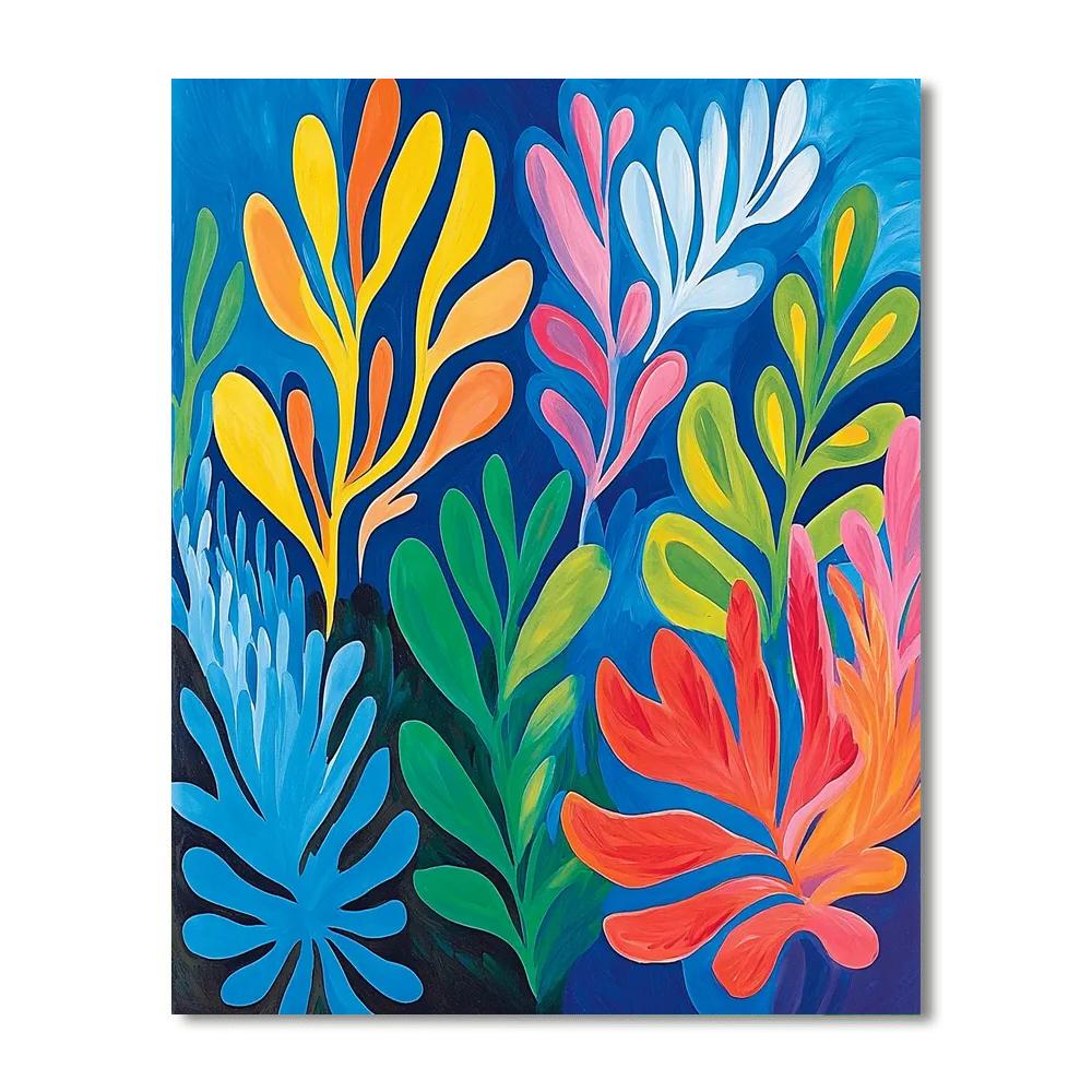 Henri Matisse Inspired Euphoric Echoes  Paint By Color
