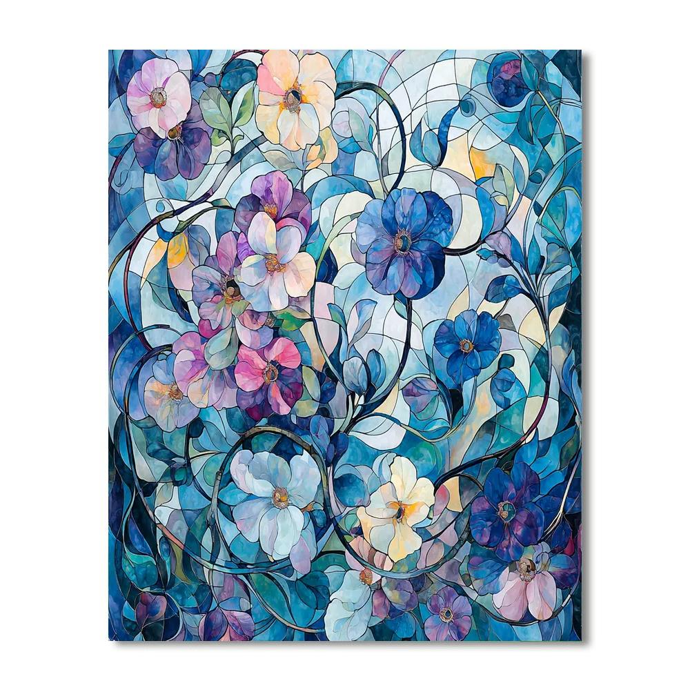 Alphonse Mucha Inspired Chasing Dreams Through Nature  Paint By Number