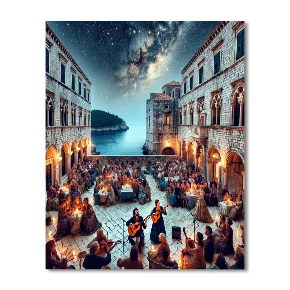 Dubrovnik Summer Festival - Dubrovnik, Croatia Number Painting