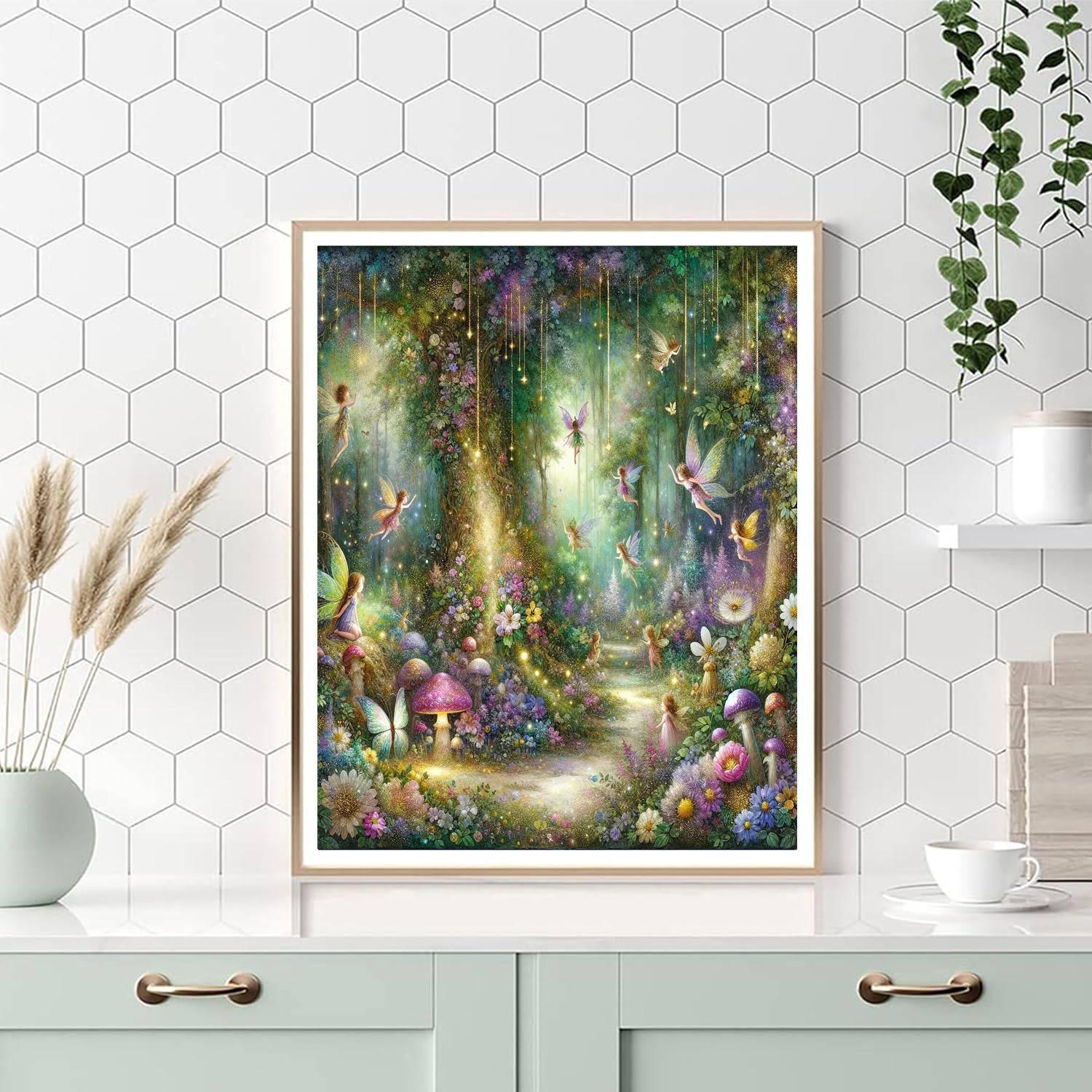 Ethereal Fairy Woods Painting By Numbers Kit