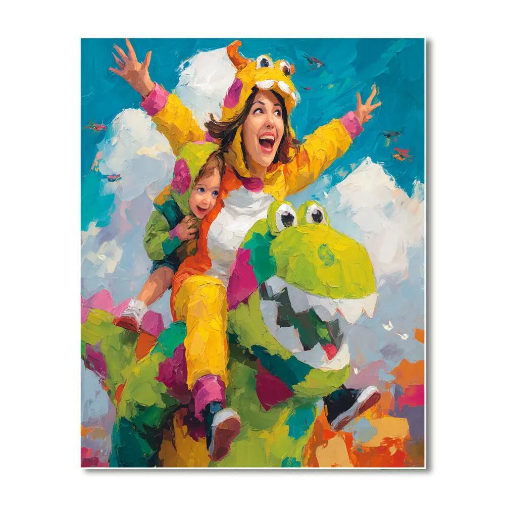 Moms And Monsters Paint By Color