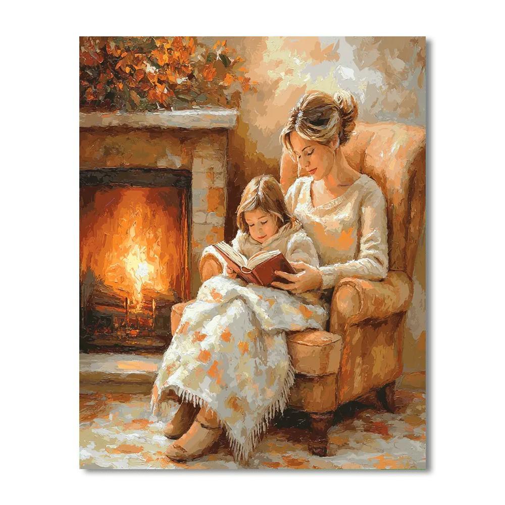 Cozy Story Time Paint By Number