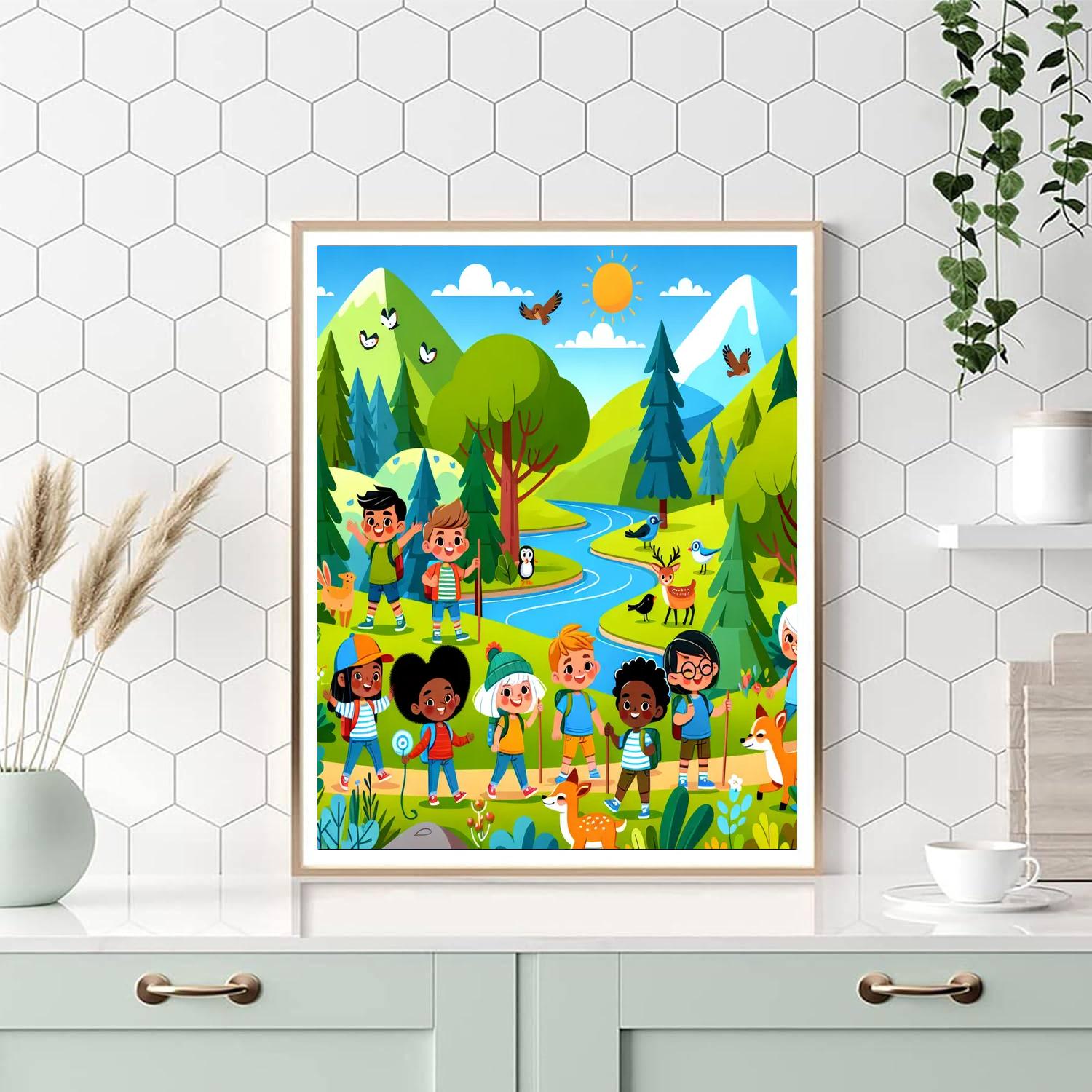 Creative Outdoor Adventure Numbered Painting Kits