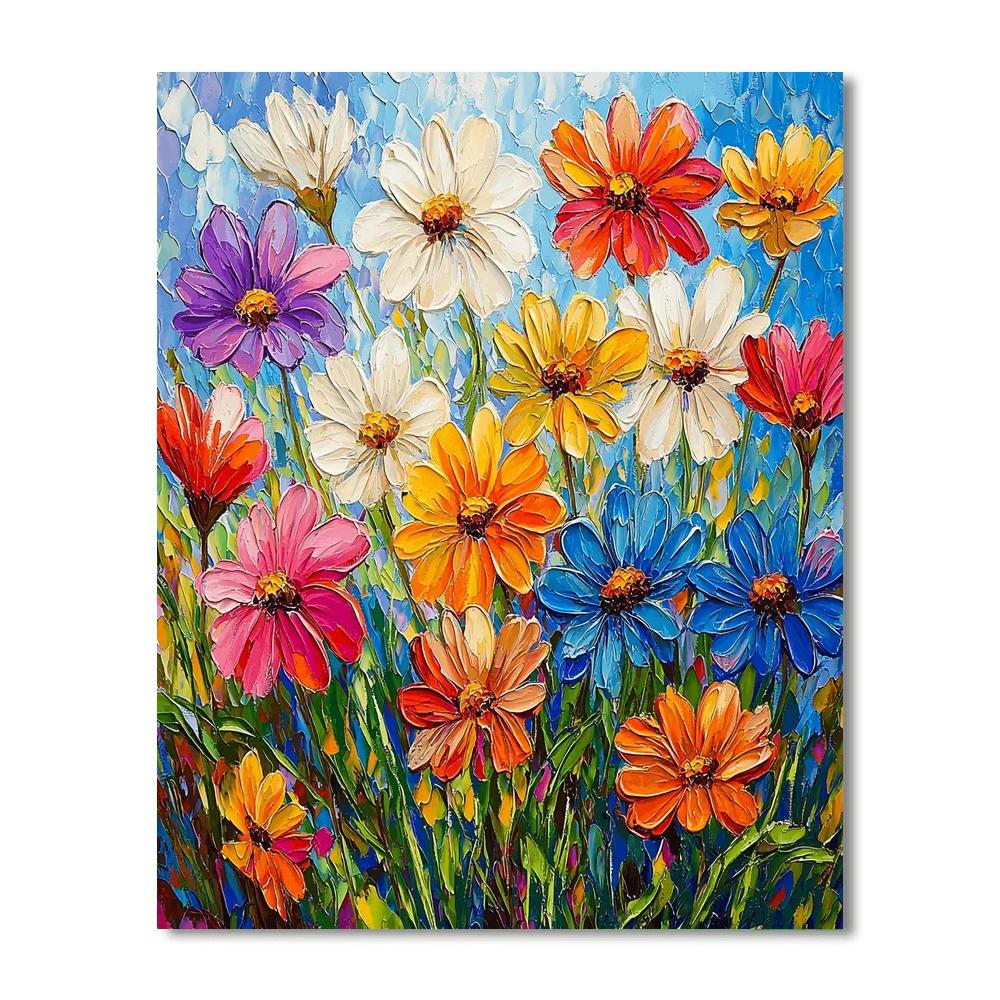Claude Monet Inspired Joyful Blooming  Paint By Numbers Kits