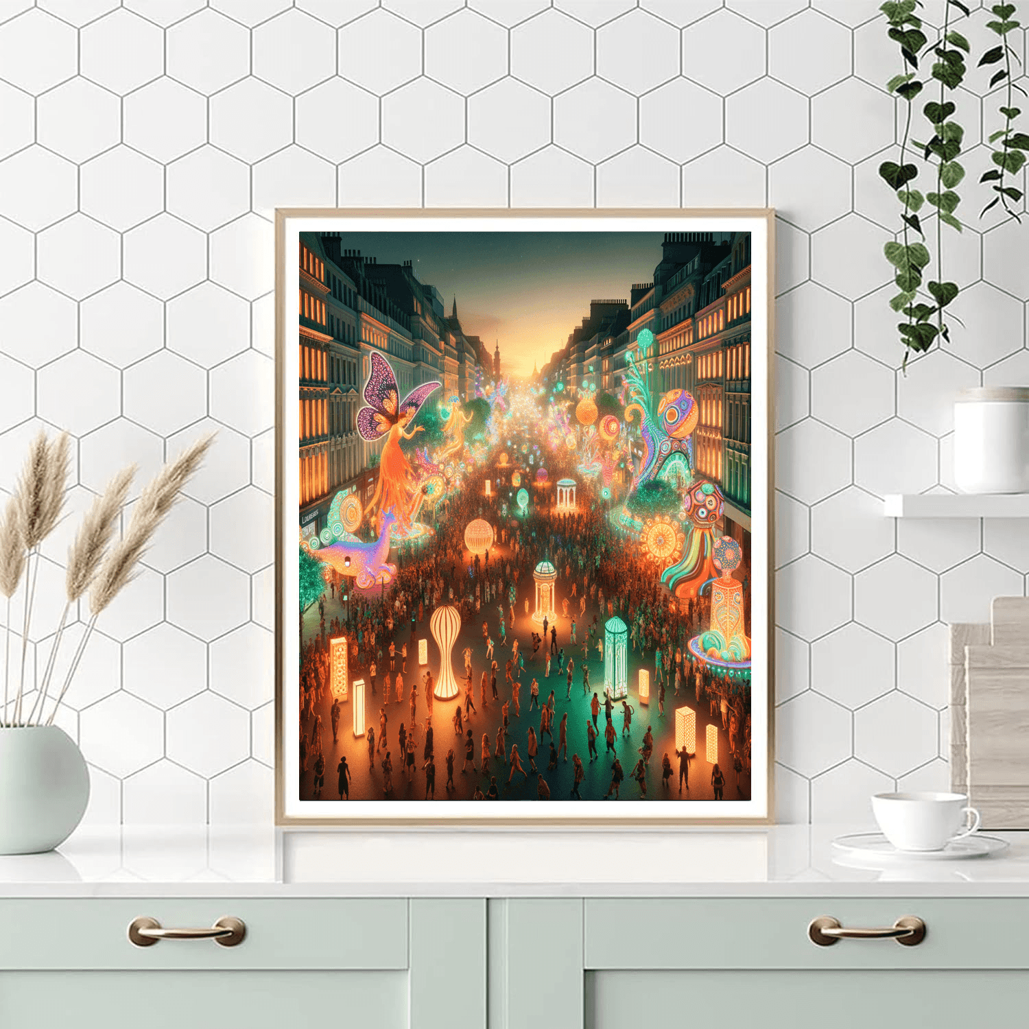 Luminaria Festival - San Antonio DIY Paint By Numbers