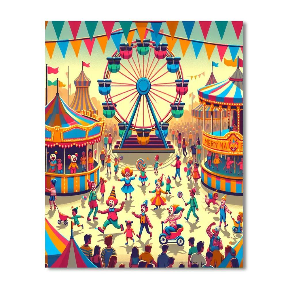 Creative Carnival Paint By Numbers Art