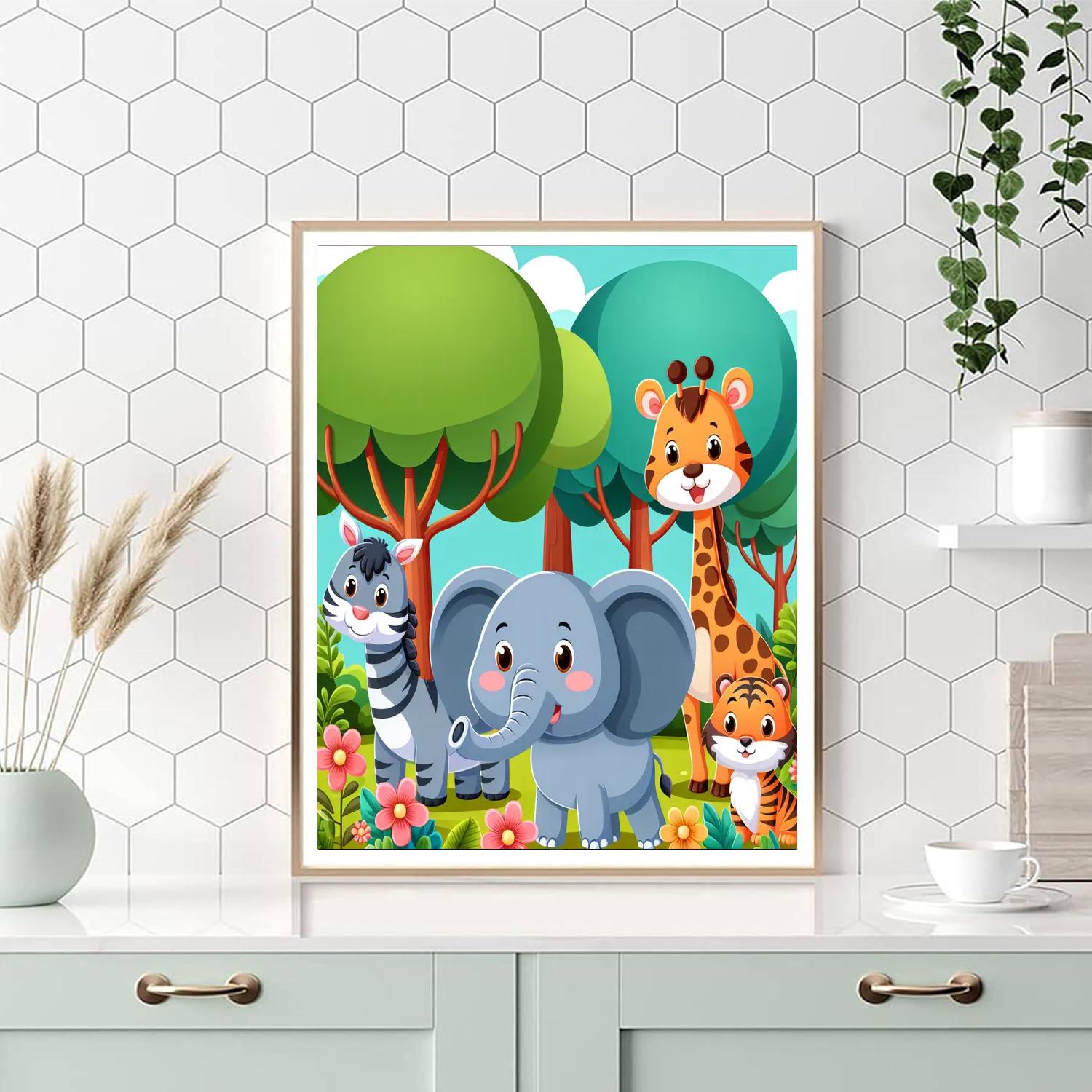 The Animal Kingdom Paint By Numbers Art