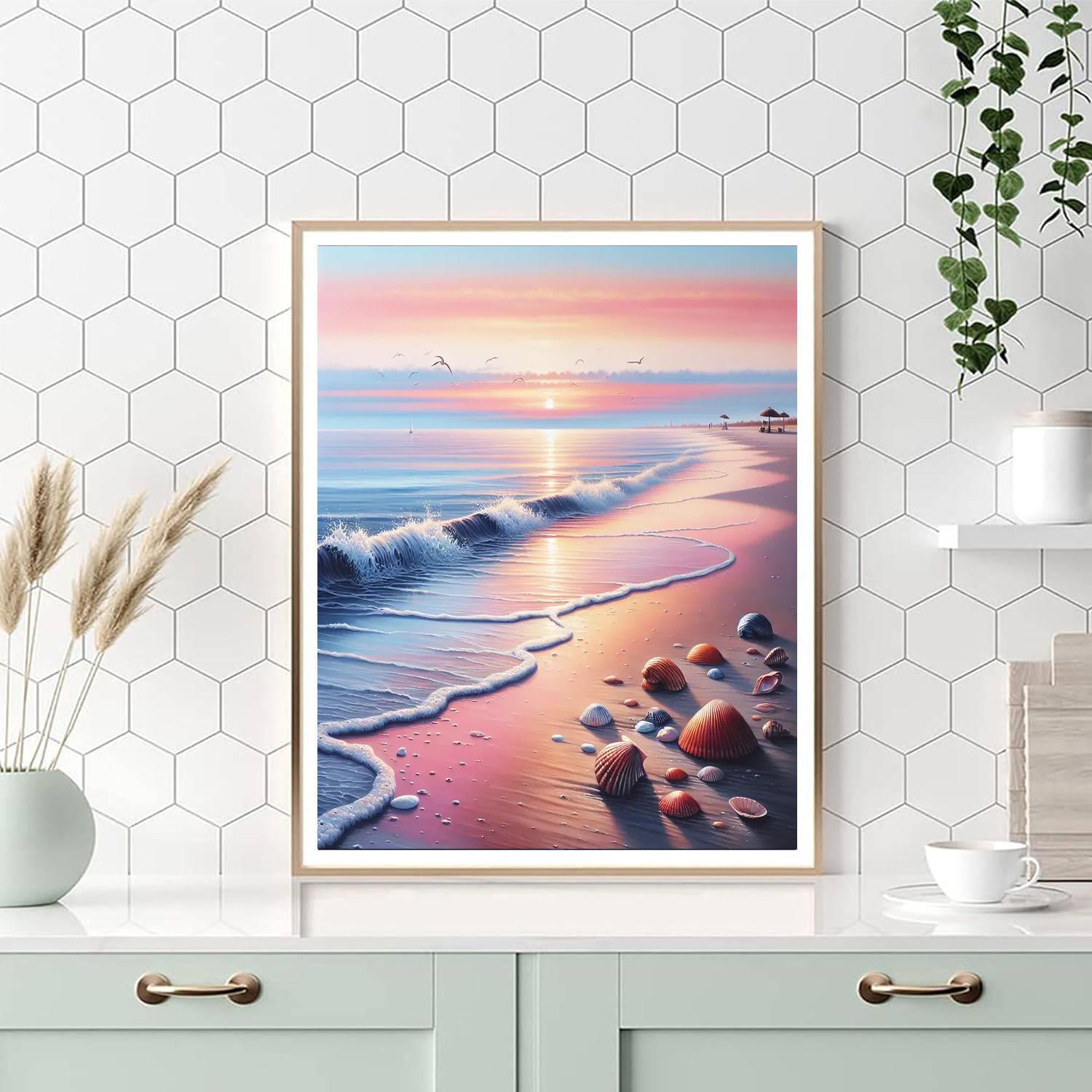 Soothing Beach Walk Paint By Number