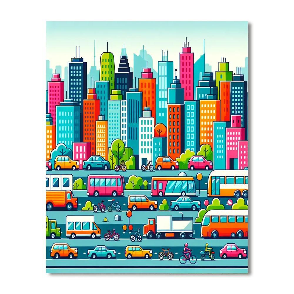 Urban Explorer Number Painting