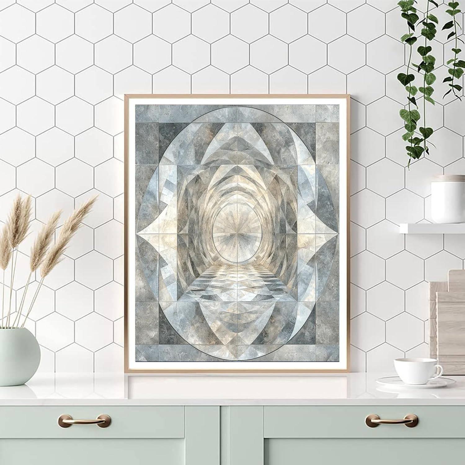 M.C. Escher Inspired Symmetry In Silence  Paint By Numbers