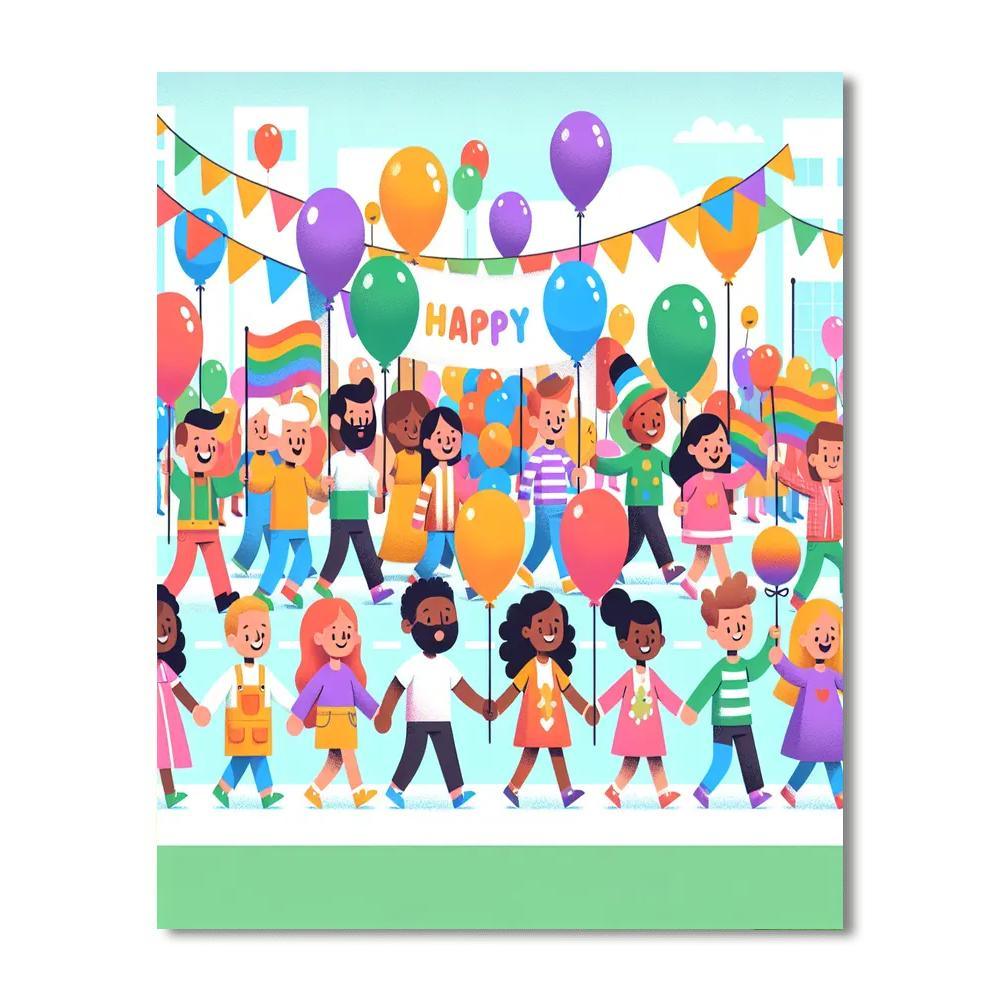 Happiness Parade Paint By Numbers Kits